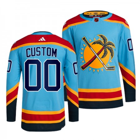 Miehille NHL Florida Panthers Pelipaita Custom Adidas 2022-23 Reverse Retro 2.0 Sininen Authentic Miehille NHL Florida Panthers Pelipaita Custom Adidas 2022-23 Reverse Retro 2.0 Sininen Authentic
